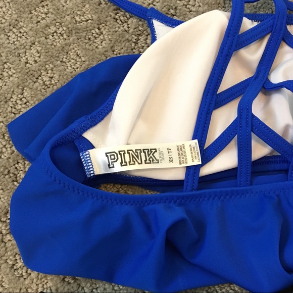 Pink VS flounce bikini top - Picture 2 of 5
